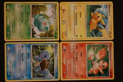 Vintage Pokemon Card lot - Kanto Starters - 4 Card lot - Pikachu - Charmander+ - Image 2