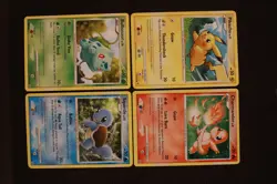 Vintage Pokemon Card lot - Kanto Starters - 4 Card lot - Pikachu - Charmander+ - Image 3