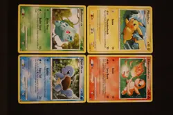 Vintage Pokemon Card lot - Kanto Starters - 4 Card lot - Pikachu - Charmander+ - Image 4
