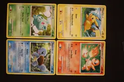 Vintage Pokemon Card lot - Kanto Starters - 4 Card lot - Pikachu - Charmander+ - Image 5