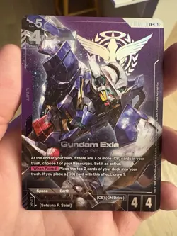 Gundam Card Game Gundam Exia ST07-001 LR+ - Image 1