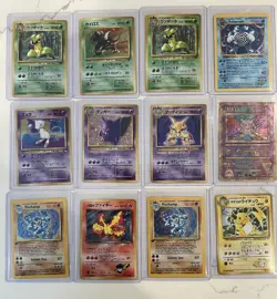 Vintage Pokemon Card Lot Holo Rare Japanese +English Mew Gengar Raichu Poliwrath - Image 1
