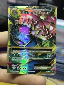 M Venusaur EX 100/108 XY Evolutions 2016 Full Art Holo Rare Pokemon Card TCG - Image 3