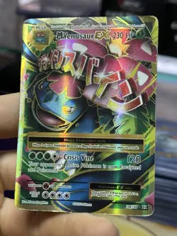 M Venusaur EX 100/108 XY Evolutions 2016 Full Art Holo Rare Pokemon Card TCG - Image 4