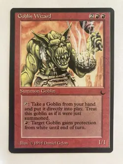 MTG Goblin Wizard - The Dark (DRK) LP - Image 1