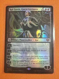 Ral Zarek, Guest Lecturer Foil M 97 - MTG Secrets of Strixhaven - Image 1