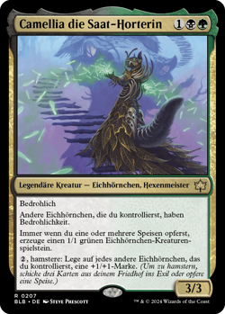MTG Magic the Gathering Bloomburrow Camellia die Saat-Horterin 0207 rare deutsch - Image 1