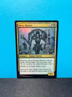 FOIL Savvy Hunter / Gerissene Jagerin - MTG Magic - Image 1