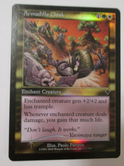 ARMADILLO CLOAK Foil Invasion Magic the Gathering MTG NM - Image 1