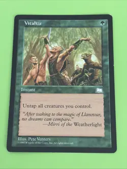 Vitalize Weatherlight Magic the Gathering MTG LP - Image 1