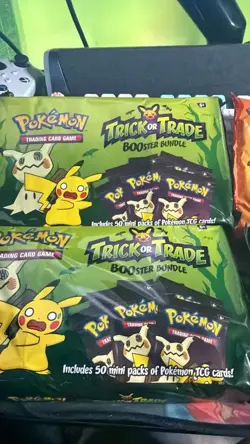 SEALED- 2022 + 2023 Pokemon Trick Or Trade Booster Bundles SET OF 4 SEALED NEW - Image 2