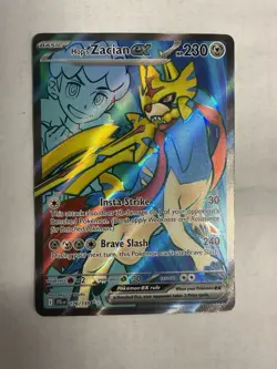 Pokemon TCG Hop's Zacian EX 176/159 S&V: Journey Together Ultra Rare - Image 1