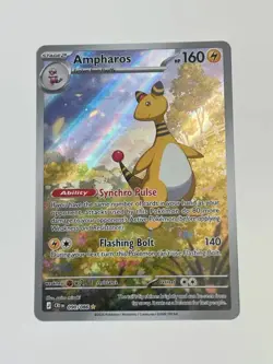 Ampharos 090/086 Illustration Rare (IR) - Pokemon TCG Chaos Rising - NM - Image 1
