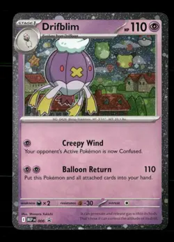 Drifblim 006 Holo ME: Mega Evolution Promo NM/M Pokemon - Image 1
