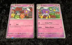 Drifloon 005 and Drifblim 006 MEGA EVOLUTION BLACK STAR ⭐ PROMO Pokemon Pair NM - Image 2