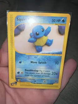 Expedition Base Set Squirtle 131/165 Pokemon TCG English Yuka Morii - Image 3