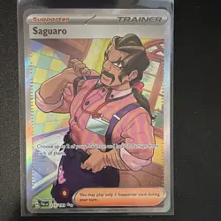 The Pokemon Company Saguaro 255/193 Paldea Evolved Ultra Rare Full Art Holo - Image 1