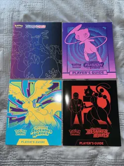 Pokemon Players Guide Lot Of 5 - Various Sets ETB Booklets SWSH Through MEGA - Image 3