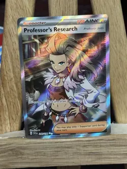Professor's Research 240/198 Ultra Rare Pokemon 2023 Scarlet Violet NEAR MINT NM - Image 1