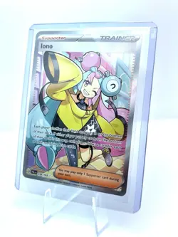 Pokemon Iono 254/193 SV02 Paldea Evolved Ultra Rare Full Art Holo Trainer - Image 1