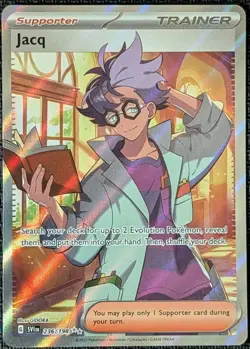 Pokemon JACQ 236/198 Ultra Rare Full Art Scarlet & Violet Base Set NM - Image 1