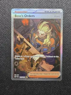 Boss's Orders 265/193 Pokemon Paldea Evolved SIR - NM - Image 1