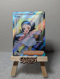 Poppy OBF 220/197 Obsidian Flames Full Art Ultra Rare Pokemon TCG - Image 1