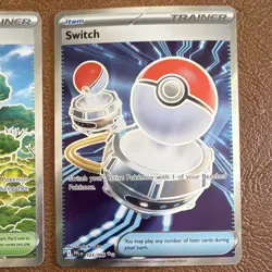 Pokemon TCG Trainer RH Lot (2) Forest of Vitality 109/088 Switch 123/094 - Image 3