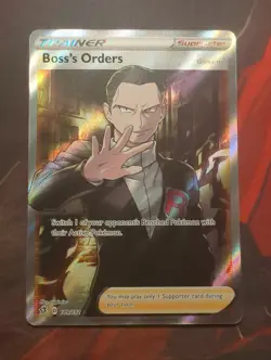 Boss's Orders (Full Art) 189/192 Pokemon Rebel Clash - English - Image 1
