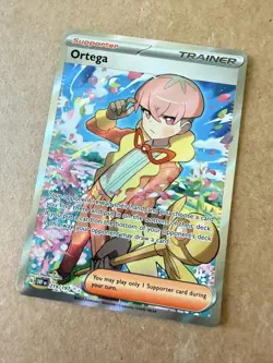 Ortega 219/197 Full Art Ultra Rare Holo Pokemon 2023 Obsidian Flames NM - Image 1