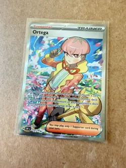 Ortega 219/197 Full Art Ultra Rare Holo Pokemon 2023 Obsidian Flames NM - Image 3