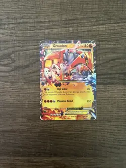 Groudon-EX - 85/160 - Holo Rare EX Pokemon Primal Clash MP/DMG - Image 1