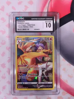 Pokemon Lost Origin Charizard TG03/TG30 CGC 10 Gem-MT 10 Full Art Holo Rare 2022 - Image 1