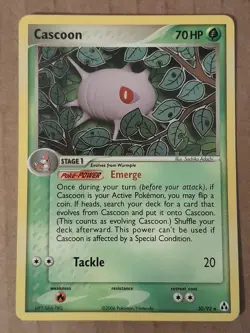 Pokemon Cascoon 30/92 Ex Legend Maker NM-Mt See Pictures - Image 1