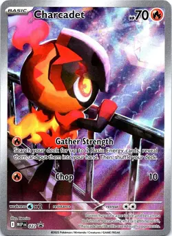 Charcadet 022 Holo Promo ME: Mega Evolution Promo Pokemon Holo Near Mint - Image 1
