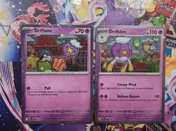 Drifloon 005 Drifblim 006 Black Star Blister Promo Pokemon TCG Mega Evolution NM - Image 1
