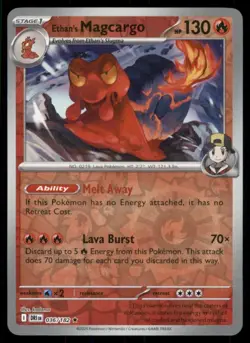 Ethan's Magcargo 036/182 Rare SV10: Destined Rivals Pokemon Reverse Holofoil NM - Image 1