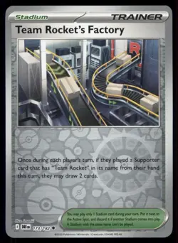 Team Rocket's Factory 173/182 Uncommon SV10: Destined Rivals Pokemon Reverse - Image 1