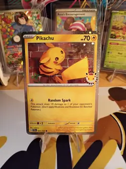 Pikachu (Pokemon Day 2026) 051/162 Cosmo Holo Pokemon - Image 1