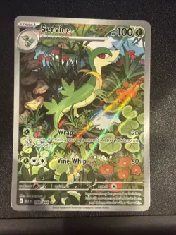 Pokemon TCG Servine Illustration Rare 088/086 Black Bolt NM Condition - Image 1