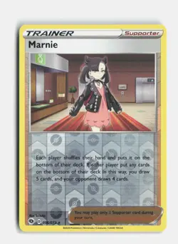 Marnie 56/73 Reverse Holo Champion's Path Pokemon NM - Image 1