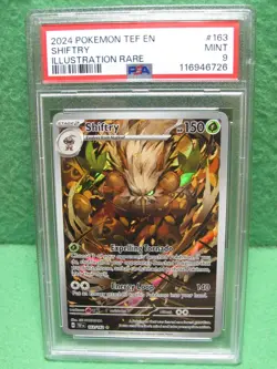 PSA 9 Mint - 2024 Pokemon - Shiftry - Illustration Rare - Temporal Forces - Image 1