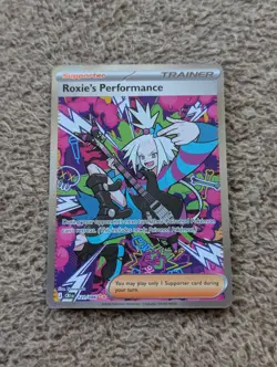 Roxie's Performance SIR 121/086 Chaos Rising CRI Pokemon TCG Pack Fresh 2026 NM - Image 1