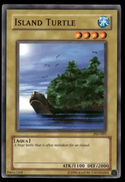 Island Turtle PSV-095 Common / Short Print Pharaoh's Servant Yu-Gi-Oh LP - Image 1