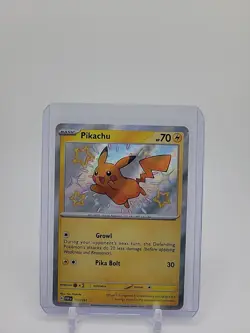 Pikachu Pokemon TCG Scarlet & Violet: Paldean Fates 131/091 Holo Shiny Rare ⚡ - Image 1