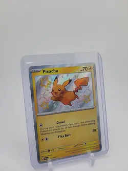 Pikachu Pokemon TCG Scarlet & Violet: Paldean Fates 131/091 Holo Shiny Rare ⚡ - Image 2