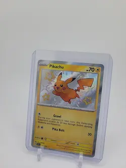 Pikachu Pokemon TCG Scarlet & Violet: Paldean Fates 131/091 Holo Shiny Rare ⚡ - Image 3