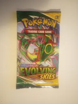 Pokemon TCG Sword & Shield Evolving Skies Booster Pack Factory Sealed New - Image 1