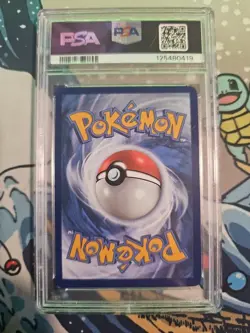2025 POKEMON DESTINED RIVALS POKEMON CENTER ETB TEAM ROCKET'S WOBBUFFET PSA 9 - Image 2