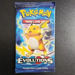 Pokemon XY Evolutions SEALED BOOSTER PACK ART SET - Sealed Vintage 4 Packs - Image 5